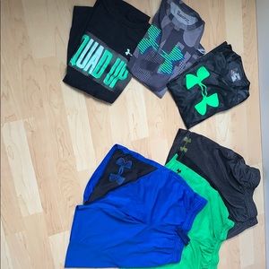 Boys under armour bundle youth medium